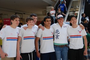 Beijing Gold Medalist Anna Goodale with MJRC Rowers