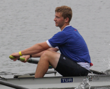 Carter Levine rowing 2015