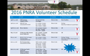 Volunteer Schedule